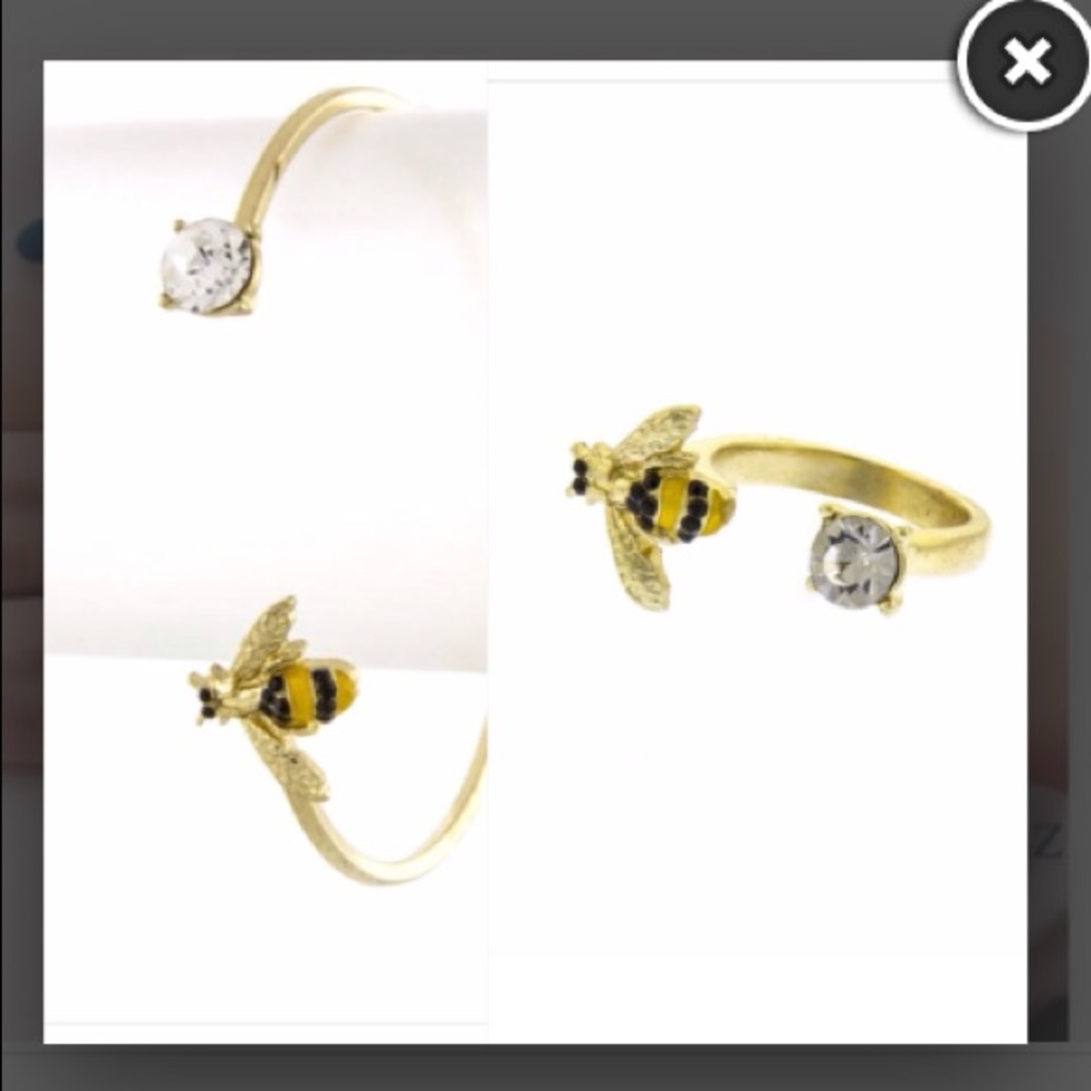 Bee Cuff & Ring Set - Picture 2 of 4